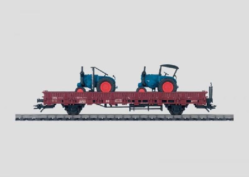 46948 Maerklin - Flachwagen m.2 Lanz B.DB - Spur H0