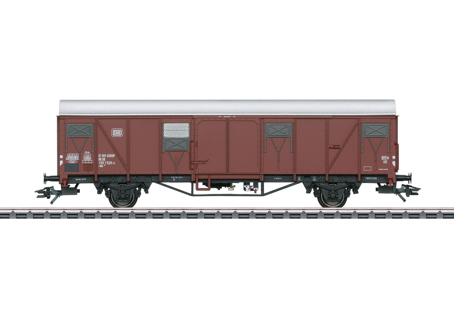 Gedeckter Güterwagen Bauart Gbs 254 der DB in Ep.IV