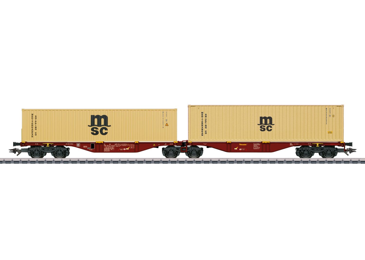 47816 Maerklin - Tragwagen Sggrss80 Touax B - Spur H0