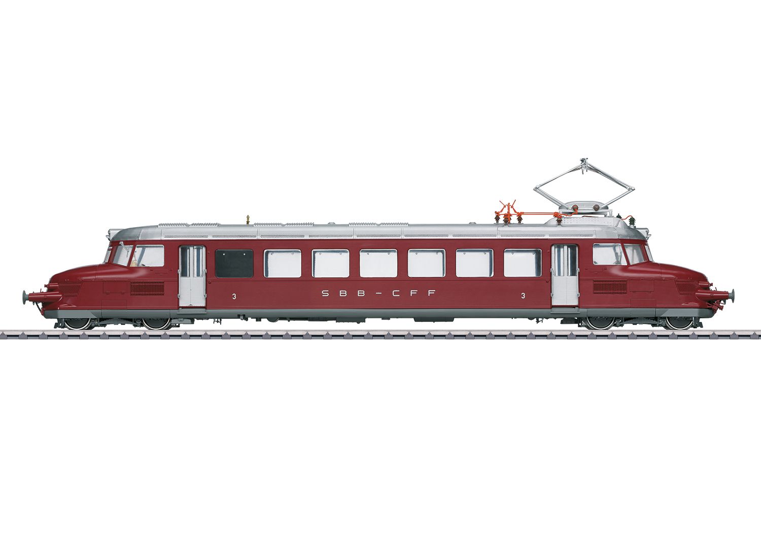 55267 Maerklin - Triebwagen Roter Pfeil 607 SBB IV mfx-/DCC-Sound/Panto - Spur 1