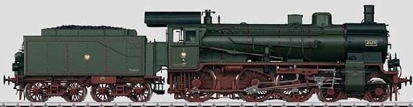 55381 Maerklin - Dampflok P8 KPEV 2439 gr�n mfx-Sound/Rauch - Spur 1