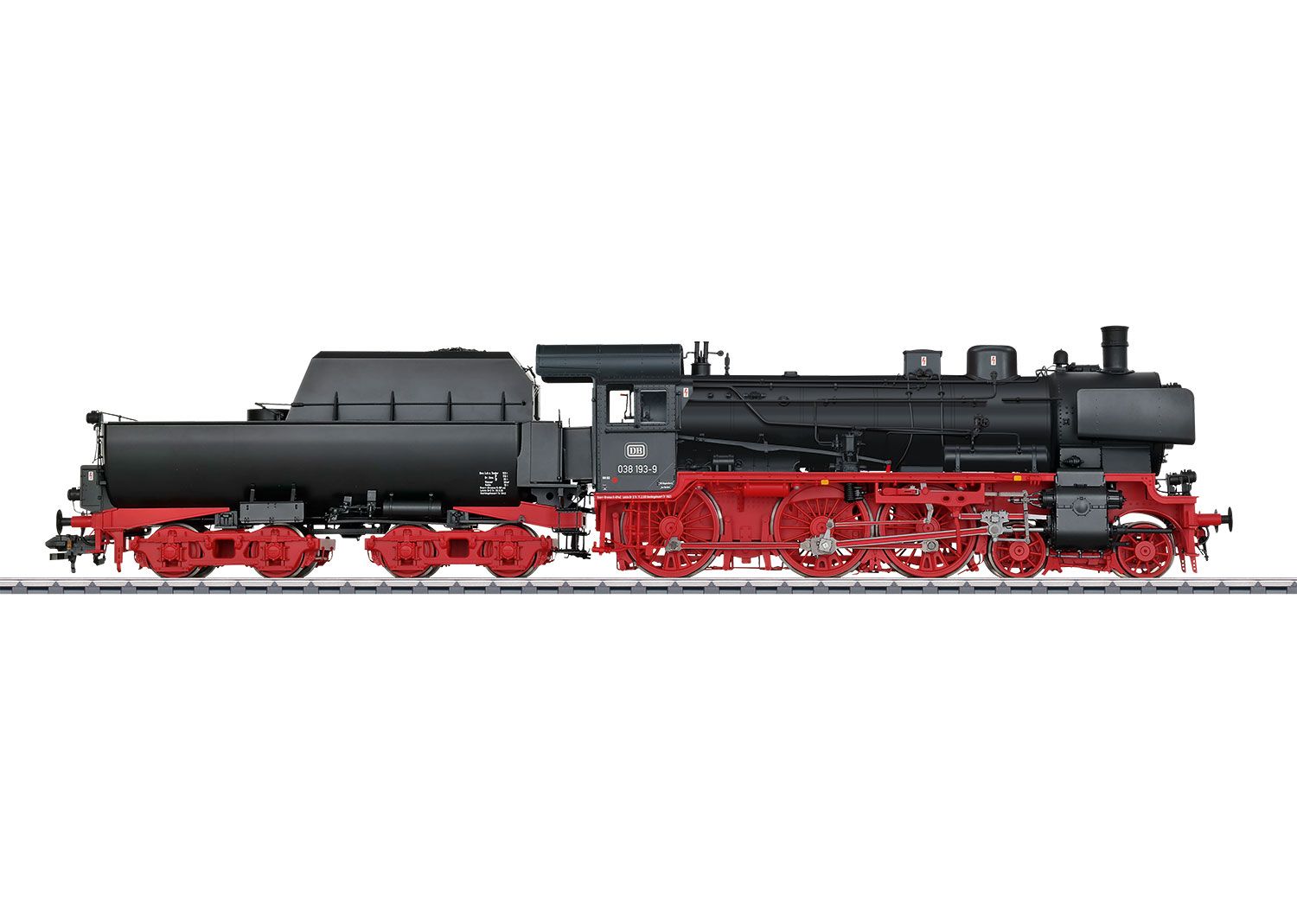 55385 Maerklin - Dampflok BR 038 193-9 DB IV Wannentender Ausstellungsst�ck - Spur 1