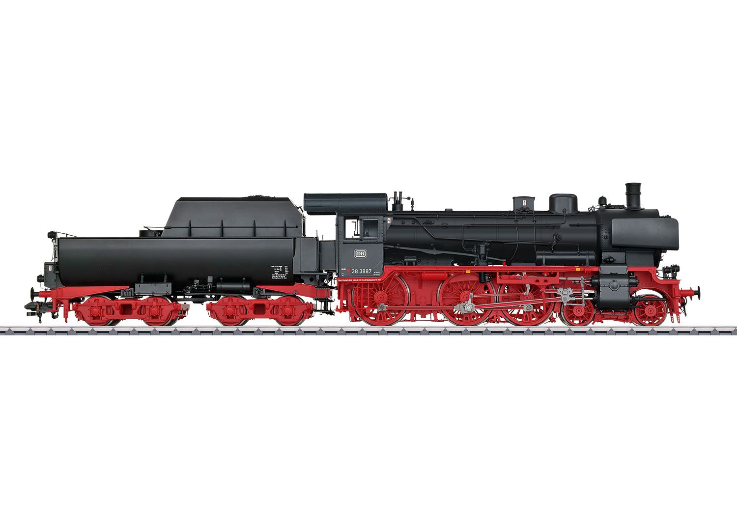 55387 Maerklin - Dampflok BR 38 3887 DB III Wannentender mfx-Sound/Rauch - Spur 1