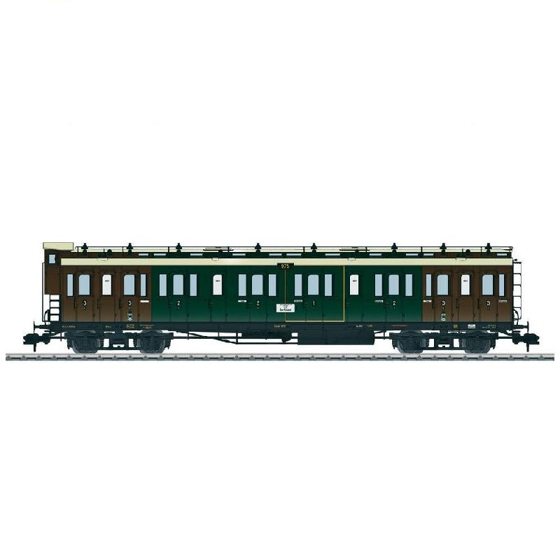 ohne OVP,  Ausstellungsstück,     Preußischer  Abteilwagen 1./2./3. Klasse ABC nach Musterblatt I b 2 der KPEV, aus Set 58026