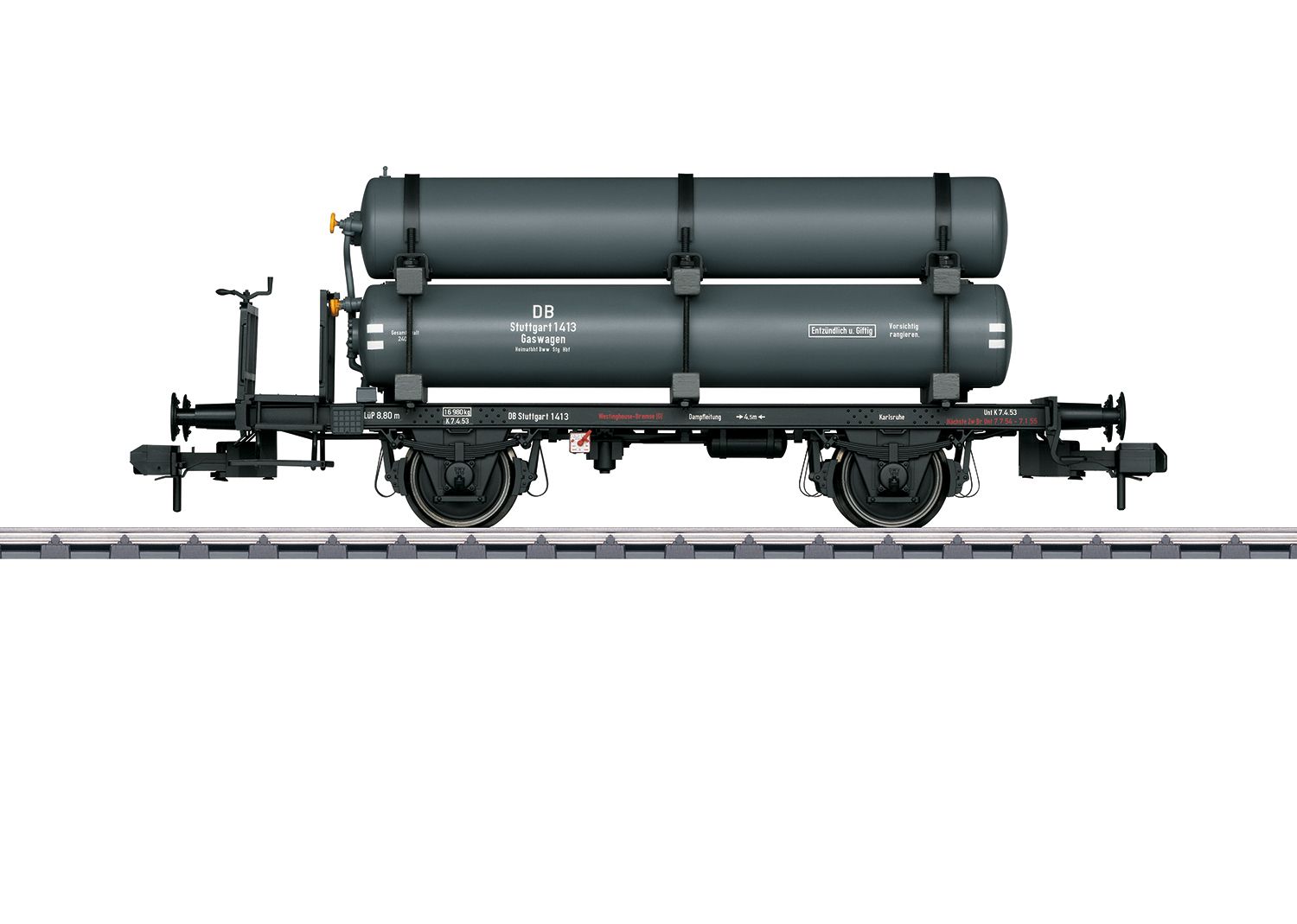 58060 Maerklin - Dienstgutkesselwagen Gasbeh�ltern DB III - Spur 1
