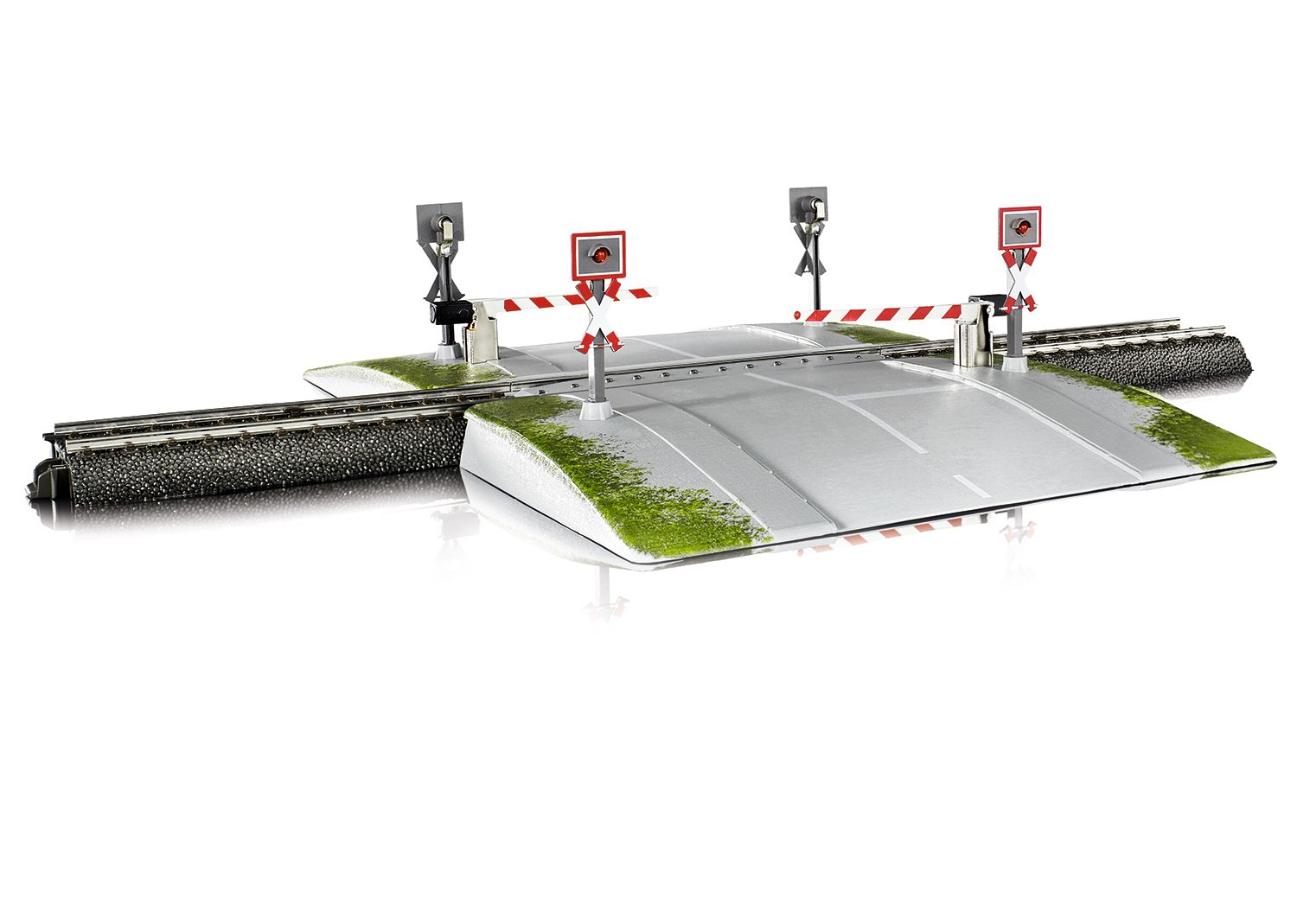 74924 Maerklin - C-Gleis Bahn�bergang eingleisig, elektrisch - Spur H0