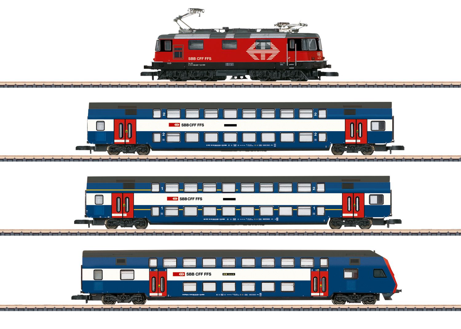 81195 Maerklin - Zugpackung Z�richer S-Bahn SB - Spur Z