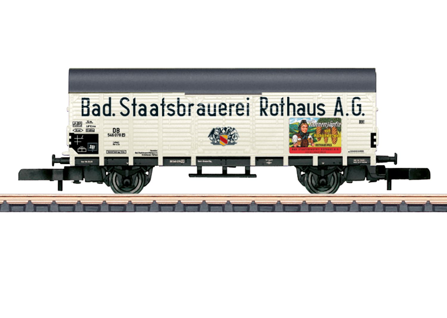 82260 Maerklin - Ged.G�terwagen Tannenz�pfle - Spur Z