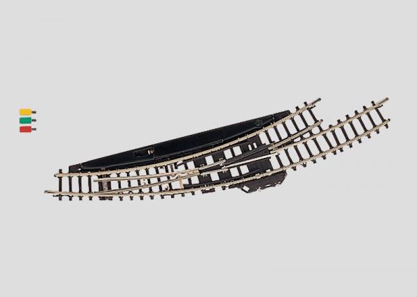 8568 Maerklin - Bogenweiche links elektrisch r195 mm - Spur Z