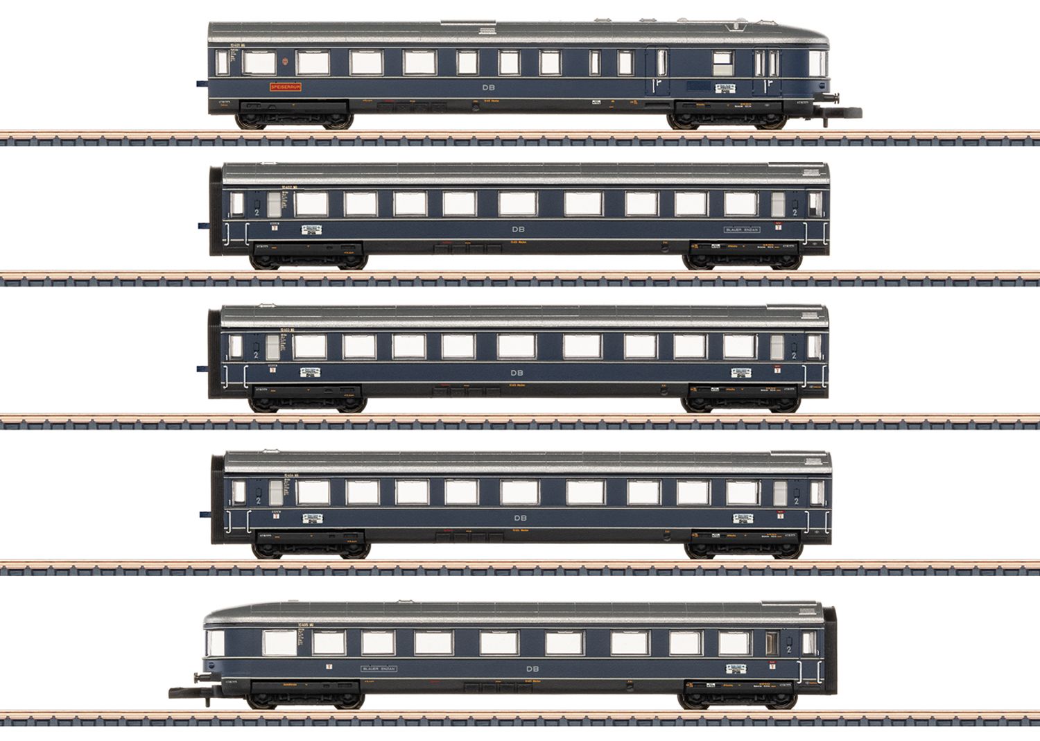 87615 Maerklin - Wagenset Blauer Enzian DB - Spur Z