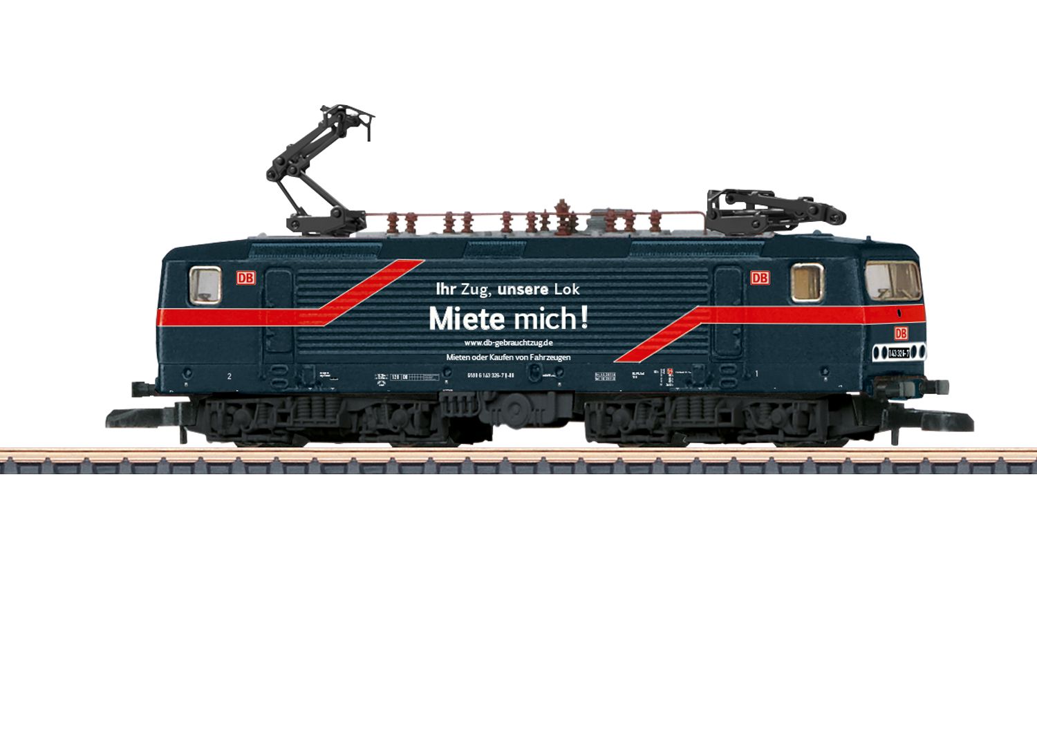 88430 Maerklin - E-Lok BR 143 schwarz Mietlok DB AG Messelok 2023 - Spur Z