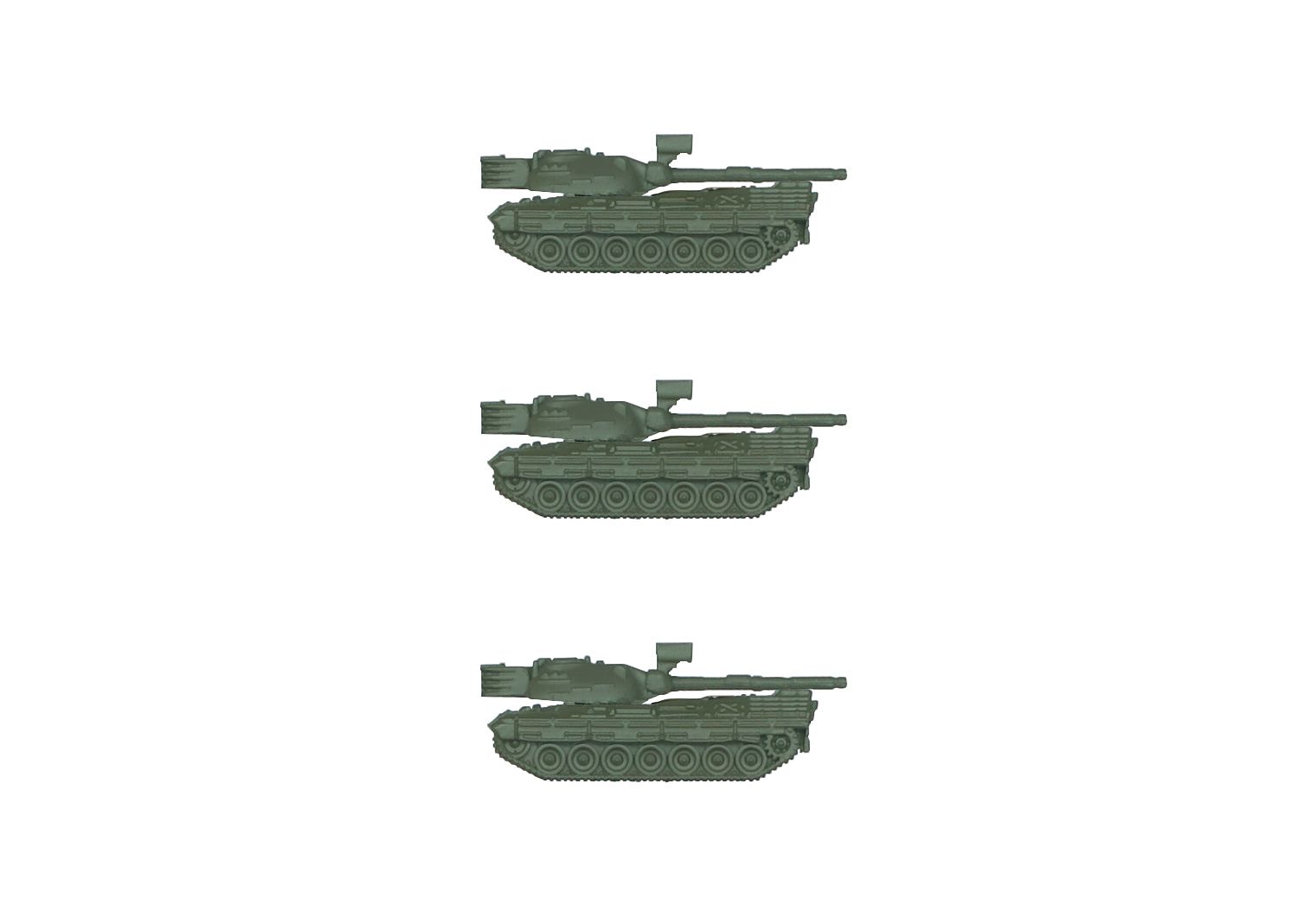 89025 Maerklin - Fahrzeugset Panzer Leopard 1A - 1:220