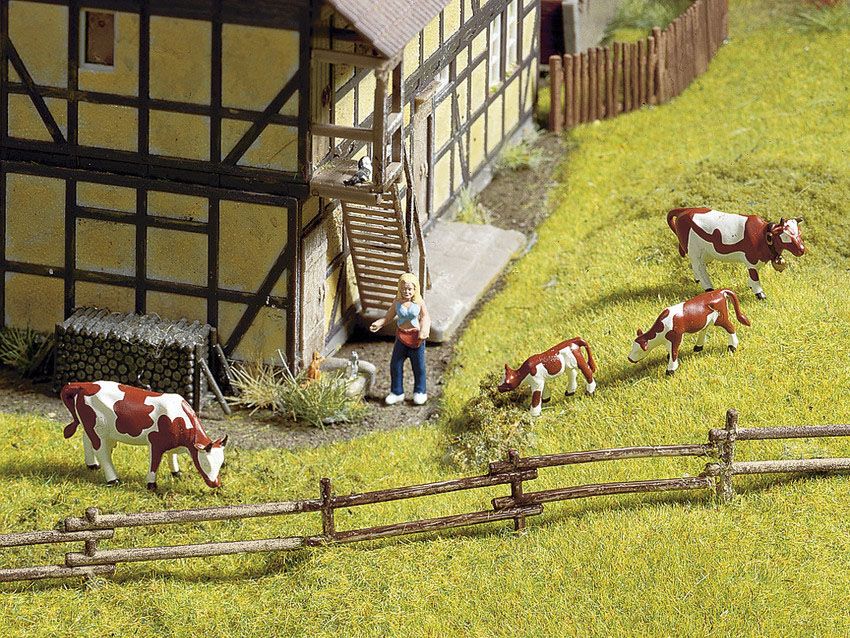 13010 Noch - H0 Rundholzzaun - Spur H0