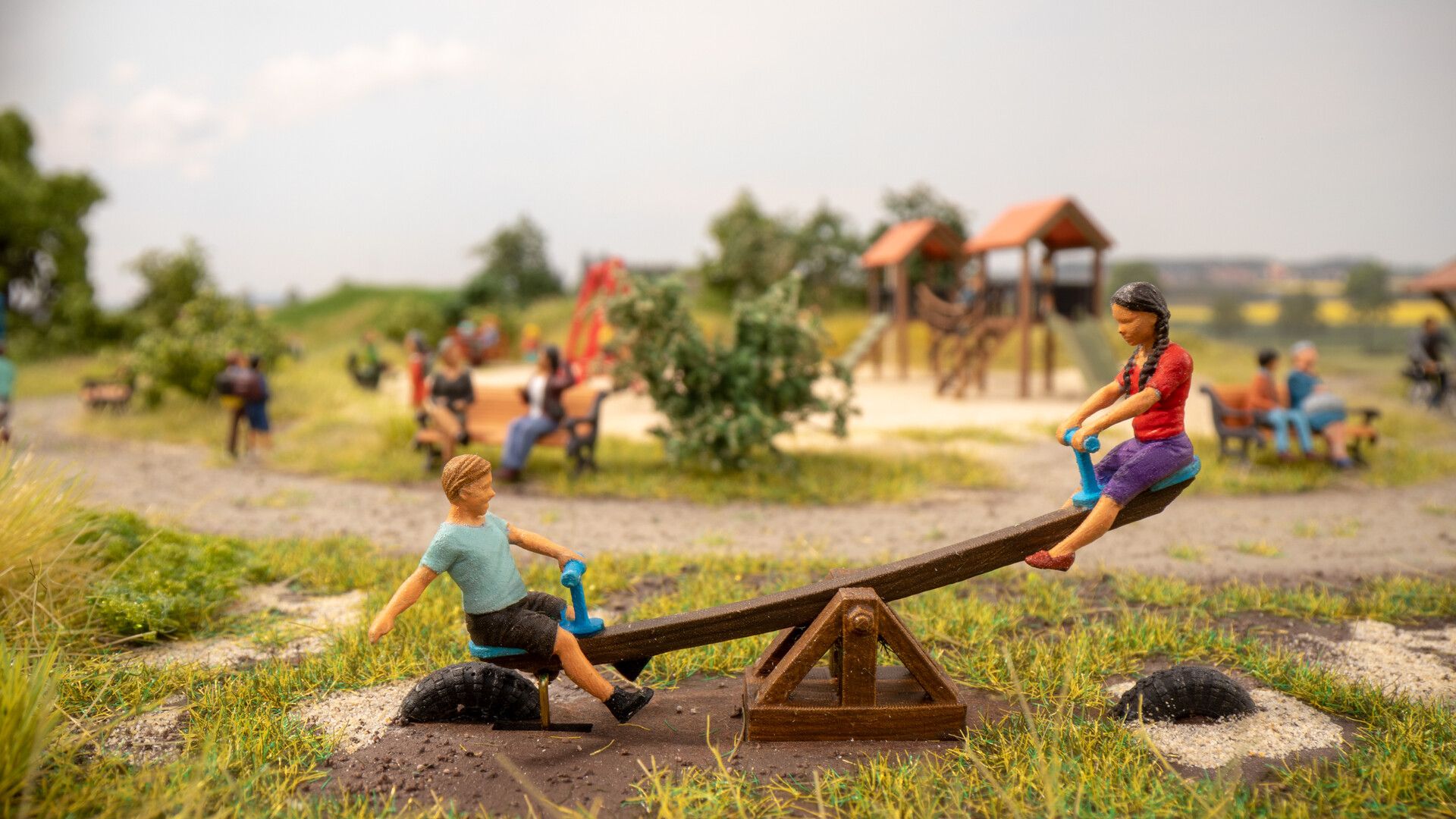 13400 Noch - H0 m-m Kinderwippe - Spur H0