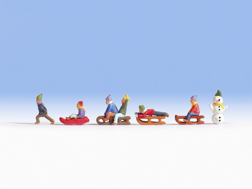 15819 Noch - H0 Kinder im Schnee - Spur H0