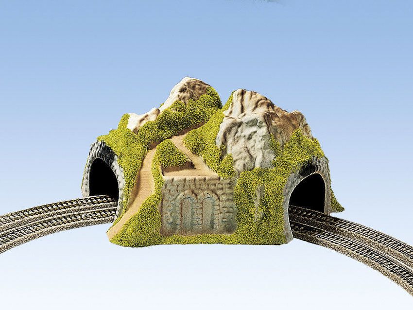 34730 Noch - N Ecktunnel,2-gl.,gebogen - Spur N
