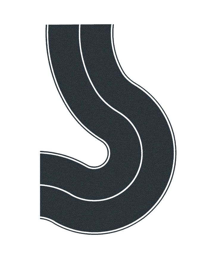 60707 Noch - H0 Landstra�e Universalkurve - Spur H0