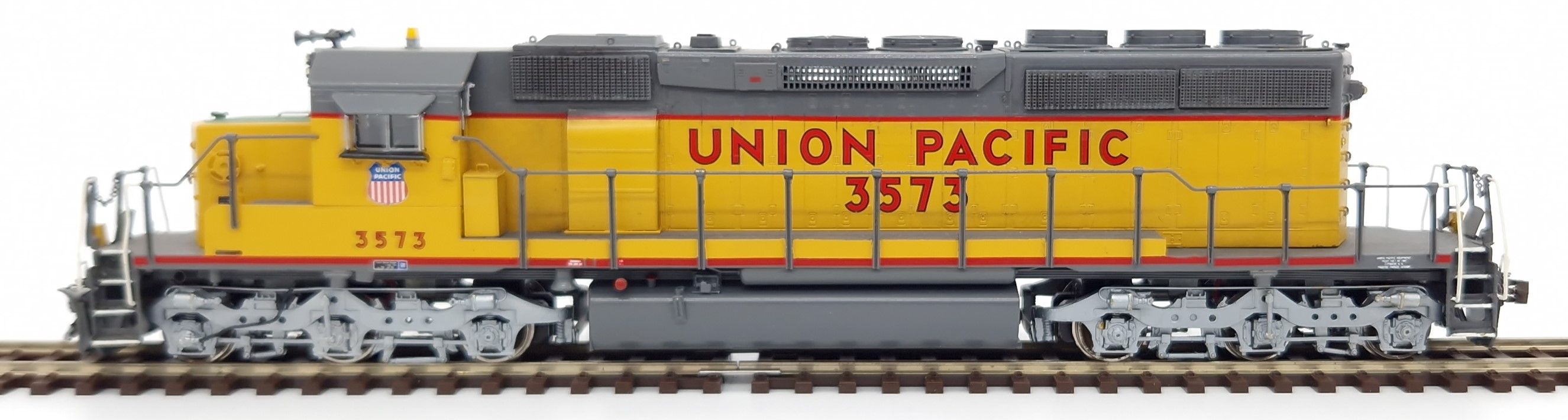 Diesellokomotive SD40-2 6-achsig - Union Pacific Railroad Nr. 3573 - Gelb/Grau