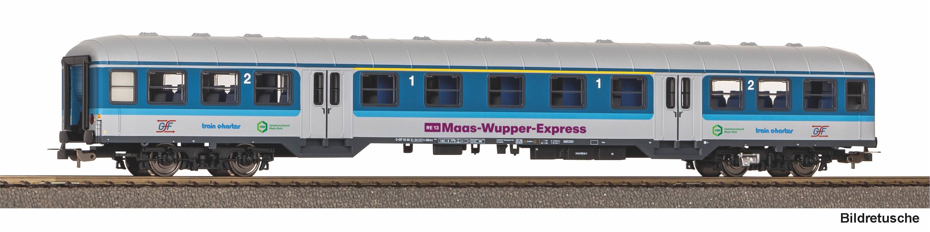 23605 Piko - Nahverkehrswagen 1. / 2. Klas - Spur H0