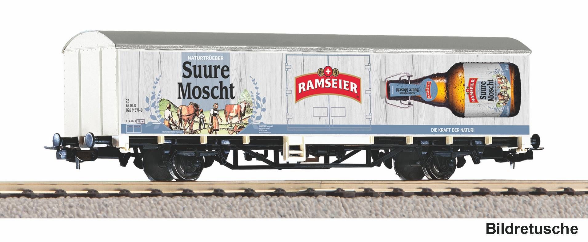 27746 Piko - Gedeckter Gueterwagen Starke - Spur H0