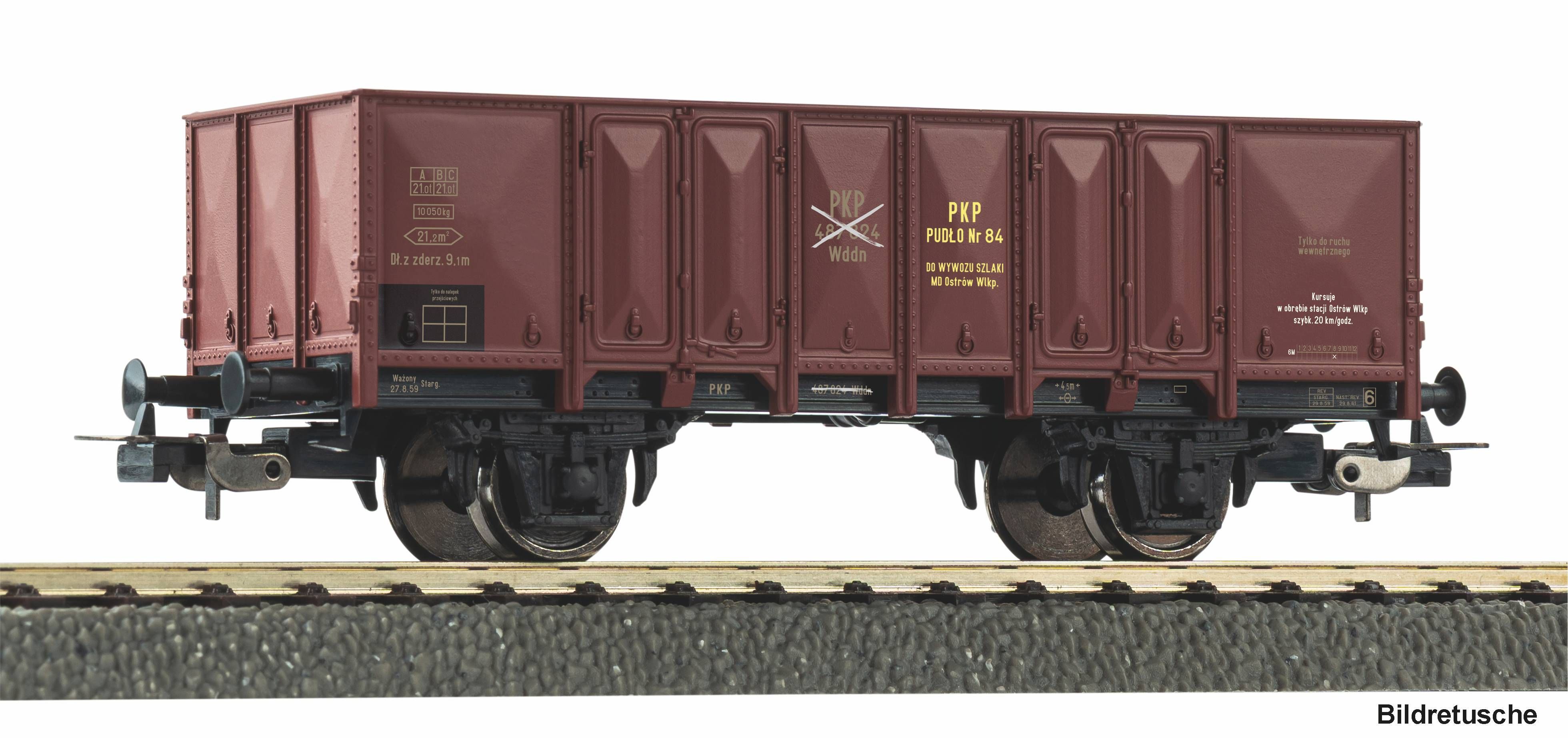 27752 Piko - Offener Gueterwagen PKP III - Spur H0