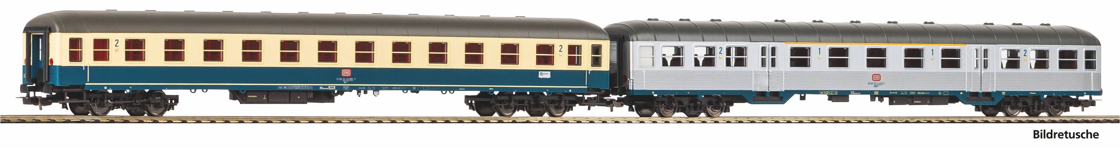 28325 Piko - 2er Set Nahverkehrswagen 1./2 - Spur H0