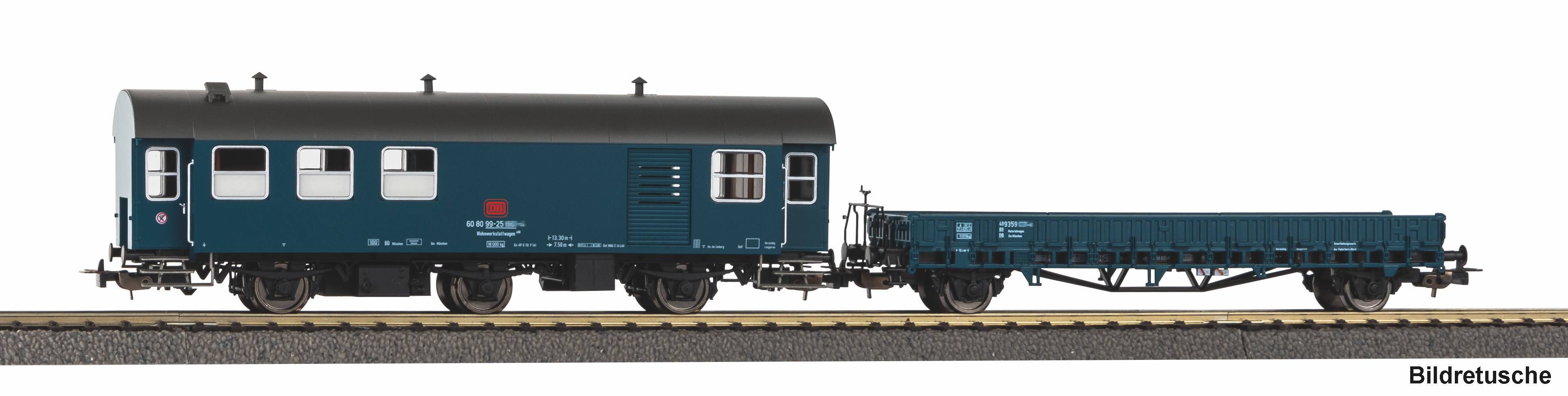 28334 Piko - 2er Set Umbauwagen Werkstatt - Spur H0