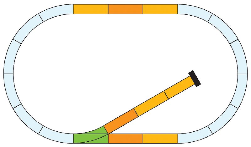 35301 Piko - G-Gleis Rangier-Set - Spur 2m / G