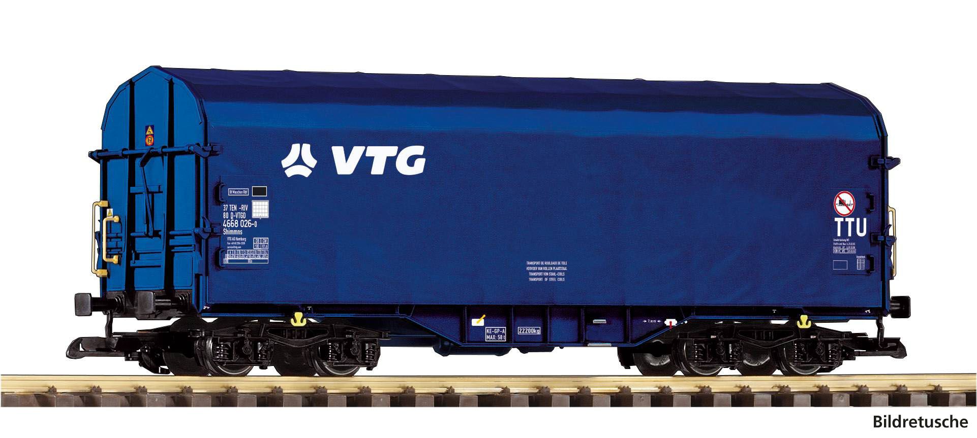 37019 Piko - G Schiebeplanenwagen VTG VI - Spur 2m