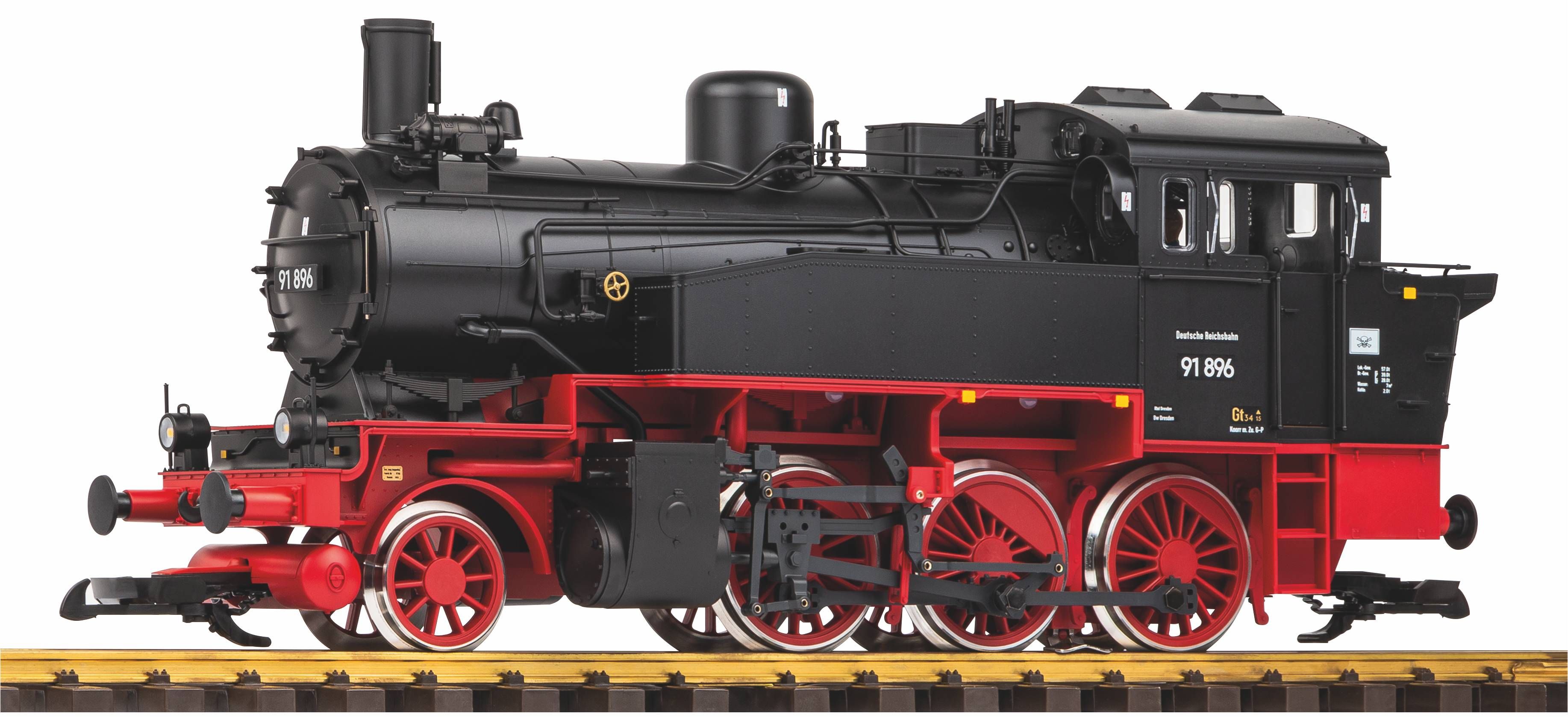 37261 Piko - G Dampflok BR 91.3 DR III DCC-Sound/Rauch - Spur 2m