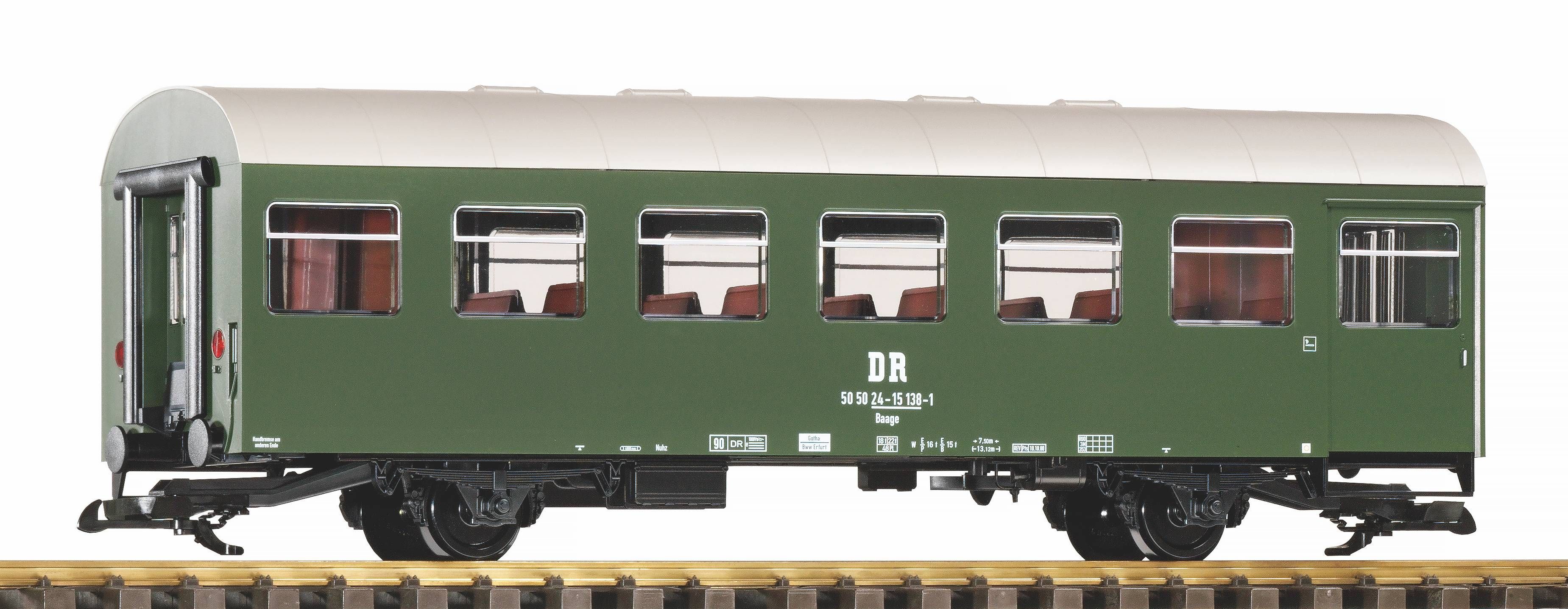 Piko 37682 - G-Personenwagen Reko 2achs. Bage DR IV - Spur 2m