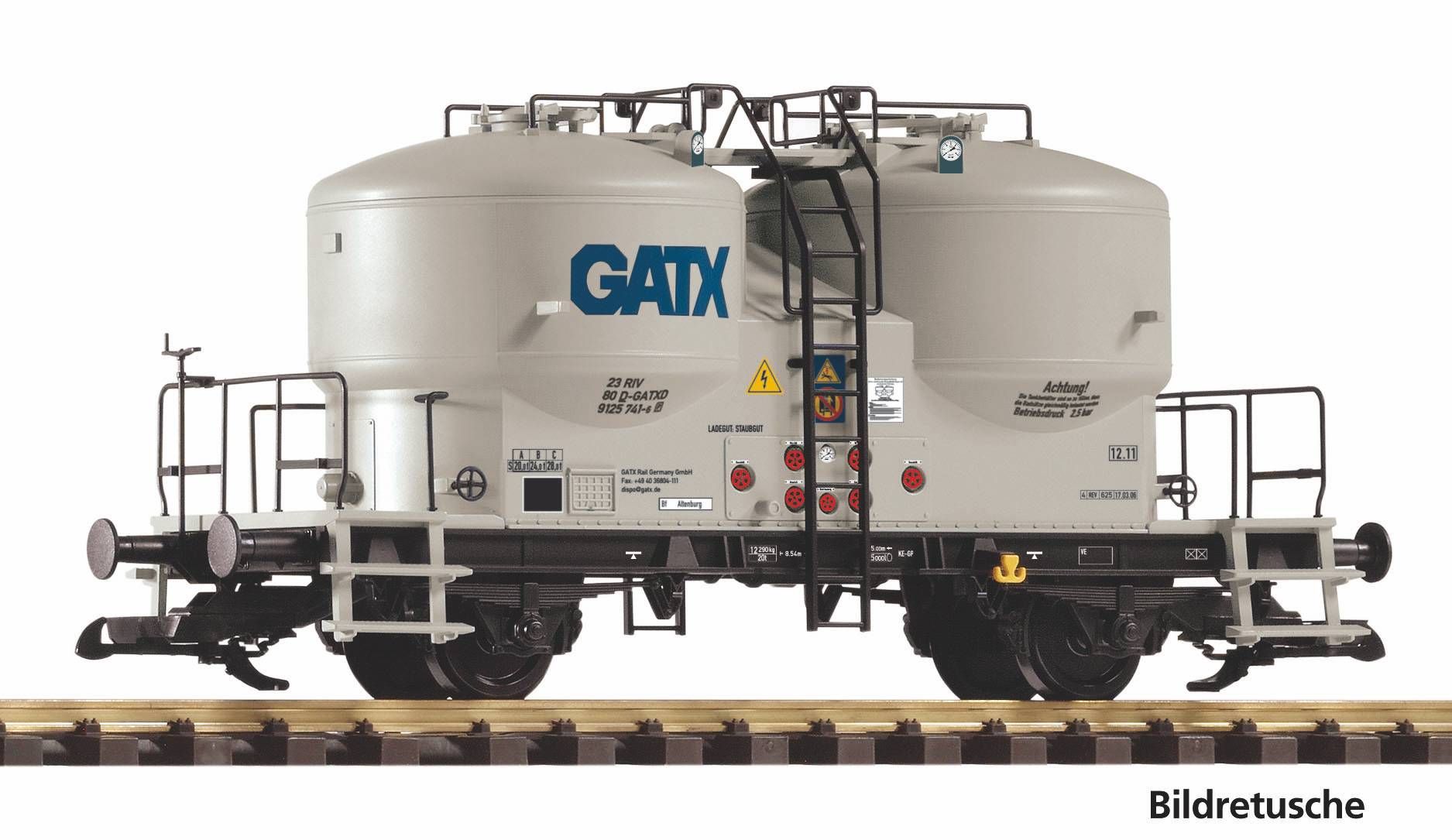 37799 Piko - G Zementsilowagen GATX V - Spur 2m