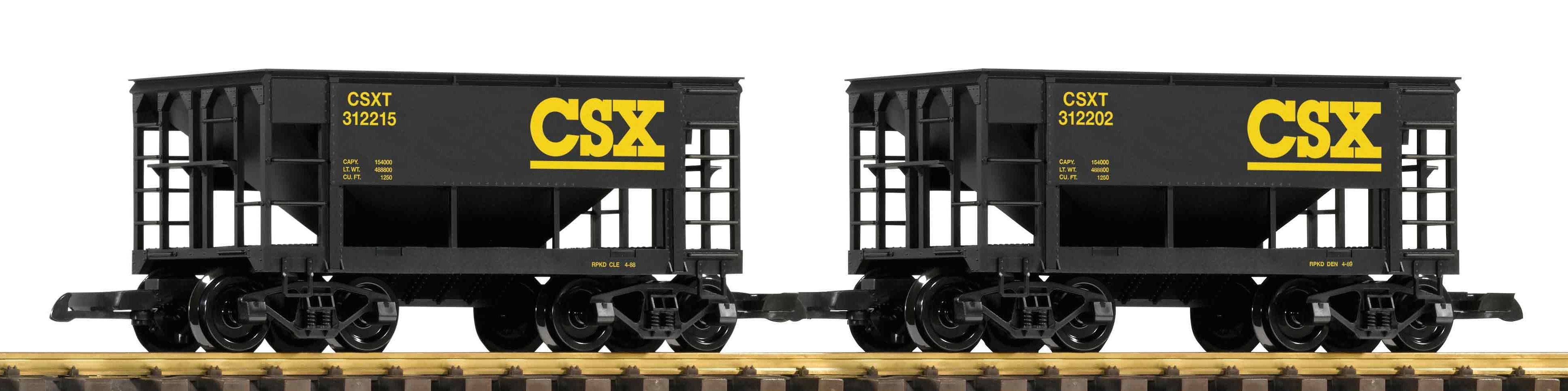 38953 Piko - G 2er Set Sch�ttgutwagen CSX - Spur 2m