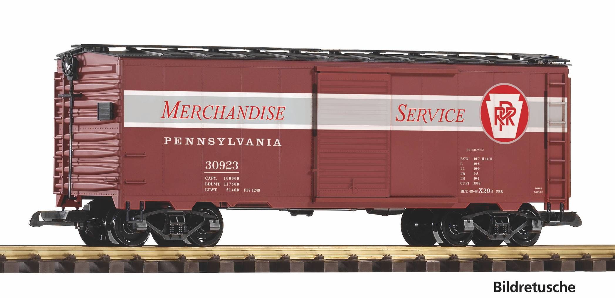 38992 Piko - G Gueterwagen PRR - Spur 2m