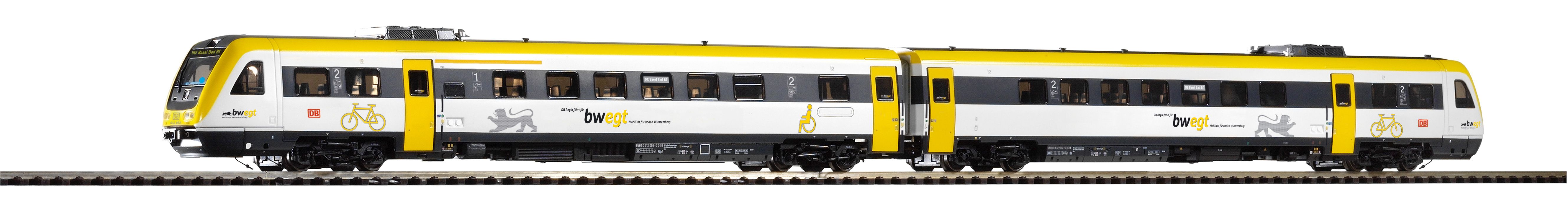 Piko 52007 - Dieseltriebwagen BR 612 bwegt VI DC-analog - Spur H0