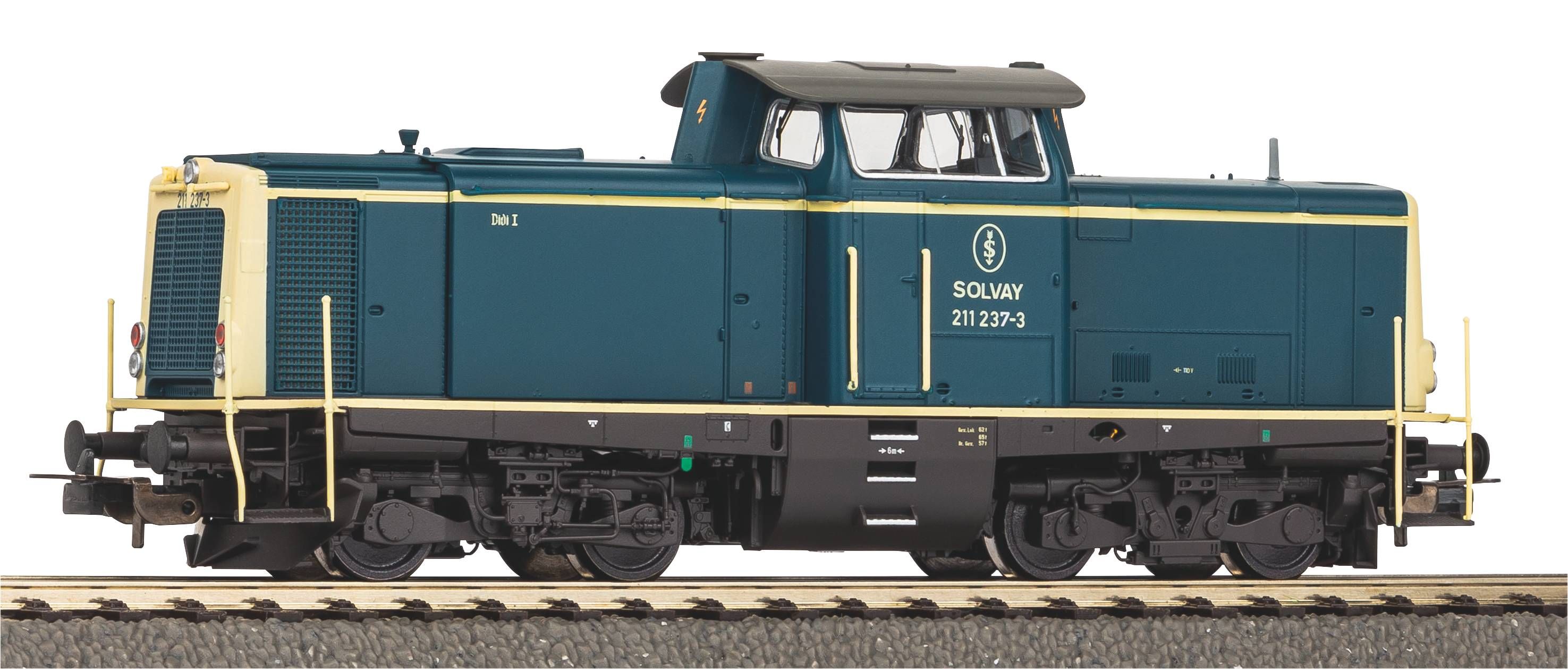 52331 Piko - Sound-Diesellok BR 211 Solvay - Spur H0