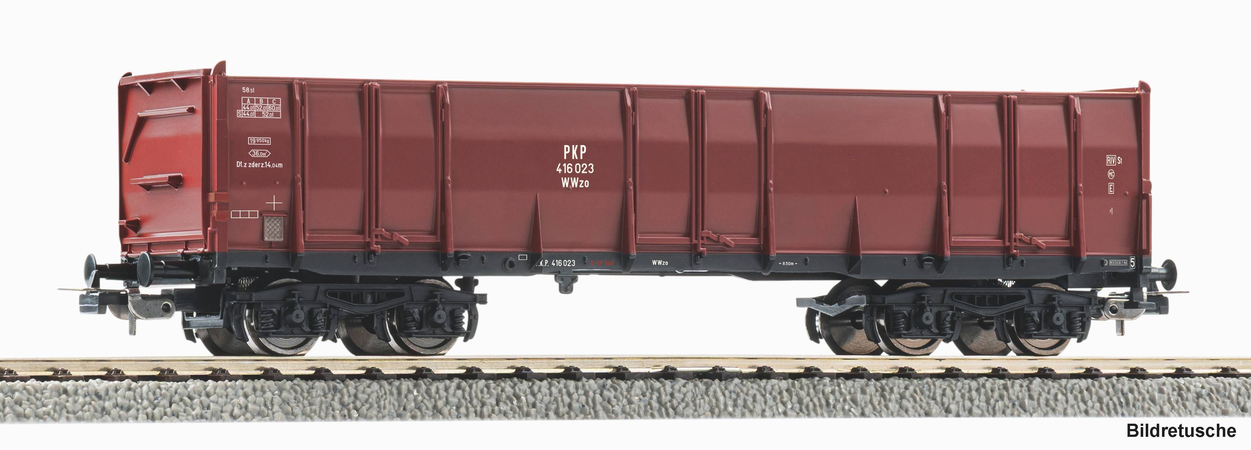 54178 Piko - Offener Gueterwagen PKP III - Spur H0