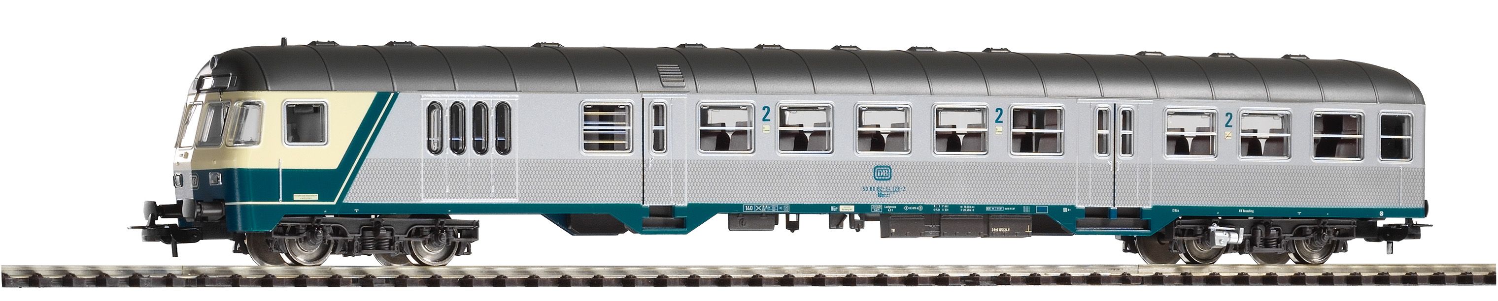 57652 Piko - Personenwagen 2.Kl. Steuer. Silberling DB IV - Spur H0