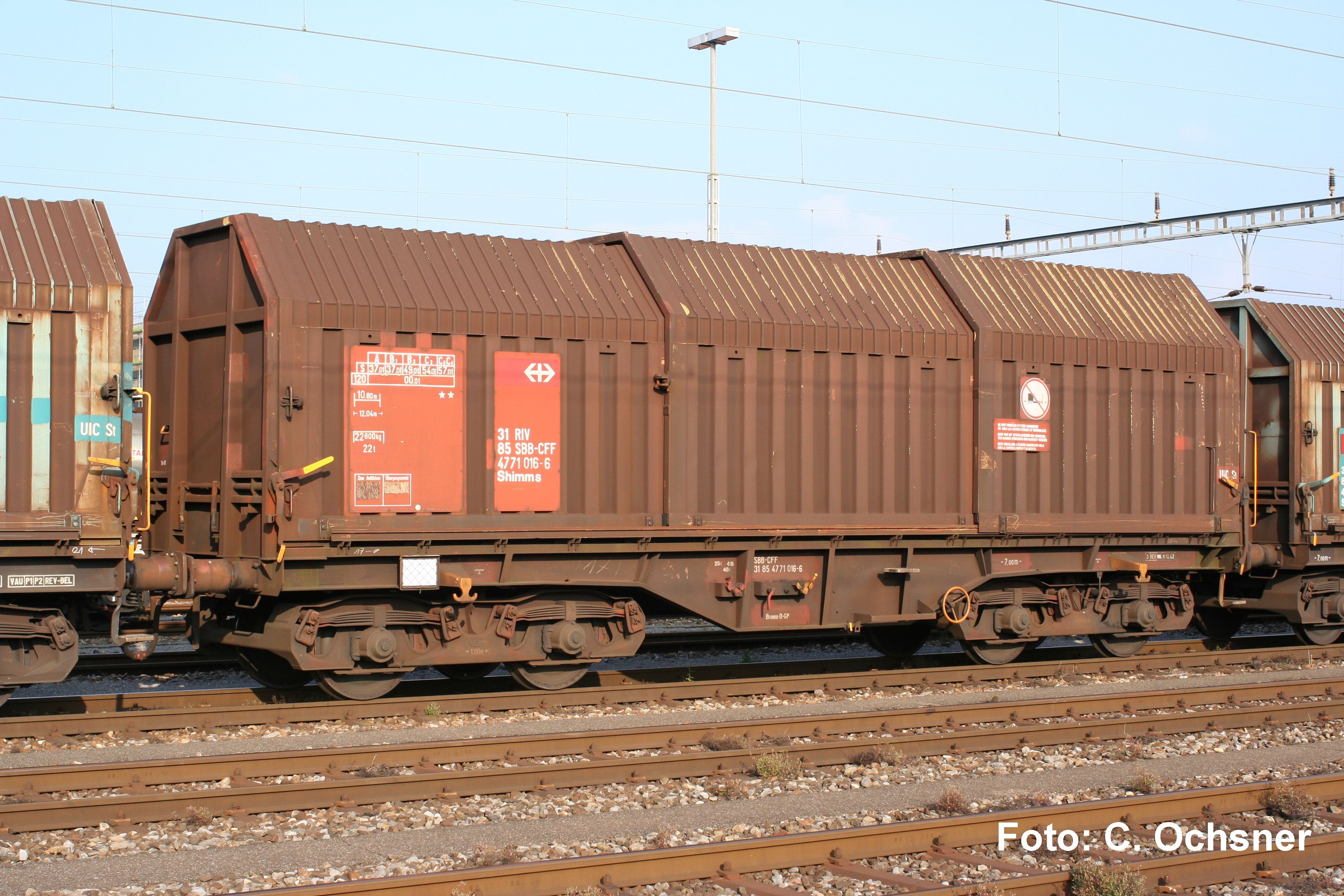 58481 Piko - Teleskophaubenwagen SBB V - Spur H0