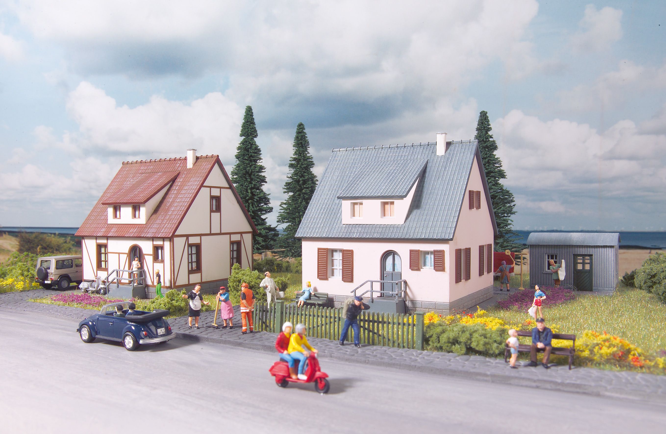 61145 Piko - Siedlungsh�user Neuburg - Spur H0