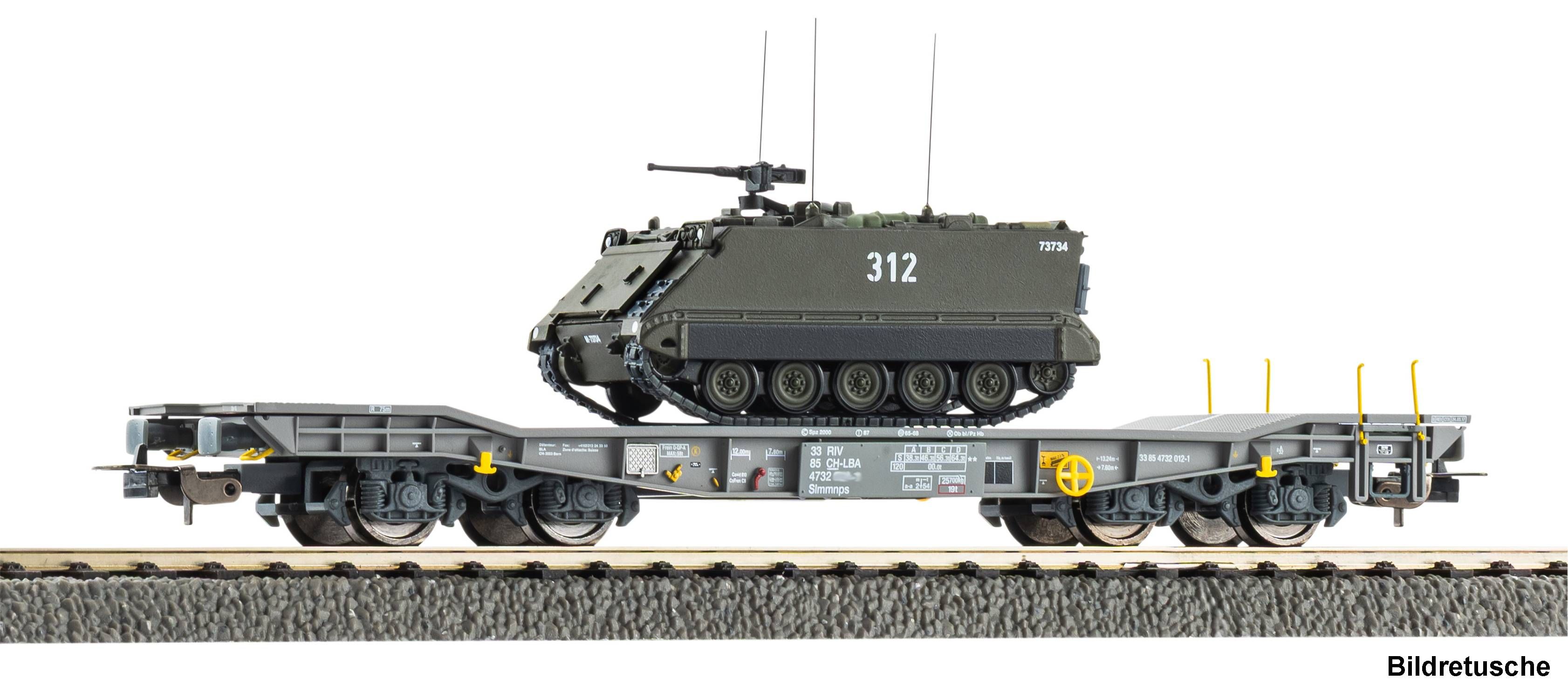 96280 Piko - Panzertransportwagen Slmmnps - Spur H0