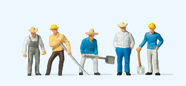 10031 Preiser - Gleisbauarbeiter - Spur H0