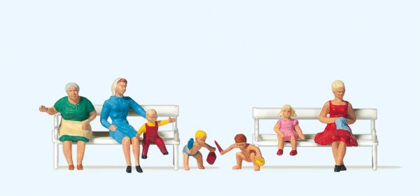 10051 Preiser - M�tter und Kinder - Spur H0