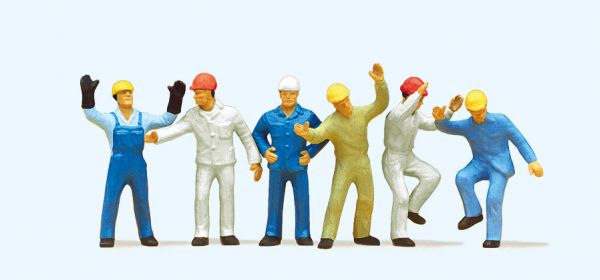 10105 Preiser - Industriearbeiter - Spur H0