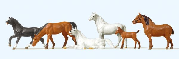 10150 Preiser - Pferde - Spur H0