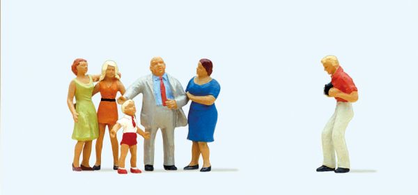 10278 Preiser - Familie Krause wird fotografi - Spur H0