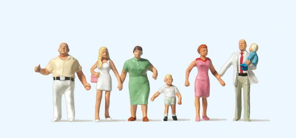10284 Preiser - Familie Krause beim Spazierga - Spur H0
