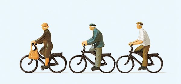 10333 Preiser - Radfahrer - Spur H0