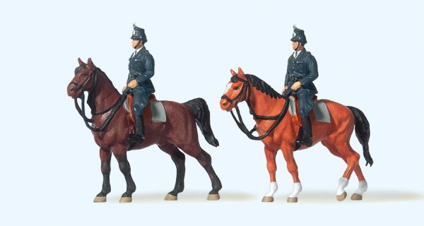 10399 Preiser - Berittene Polizei. Deutschlan - Spur H0