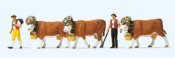 10404 Preiser - Almabtrieb - Spur H0